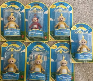 6 Laa-Laa & 1 Po Teletubbies 6" Plush Toy Beanie Ragdoll Golden TFI 4EY Carded - Picture 1 of 4