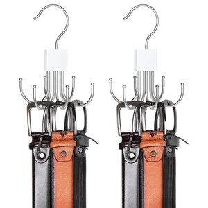 Belt Hanger, Belt Organizer for Closet 360° Rotatable Max 24 Belt Storage Spa... - Picture 1 of 6