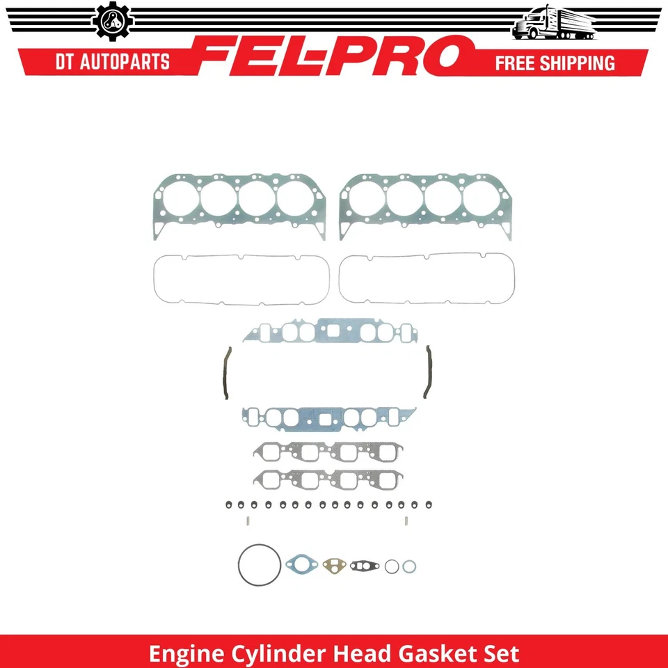 Juego de juntas de culata de motor Fel-Pro 1992 para GMC K3500 1991-1995 7,4 L V8 Foto 1 de 1