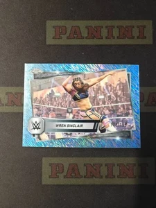 2025 Topps Chrome WWE Aqua Shimmer Refractor Wren Sinclair /199 - Picture 1 of 1