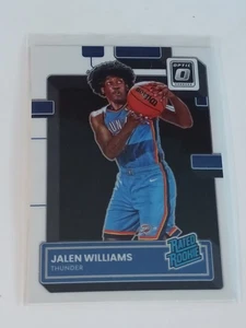 2022-23 Donruss Optic Jalen Williams Rookie Card (RC) #235 Thunder CHAMP! - Picture 1 of 2