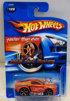 HOT WHEELS FASTER THAN EVER ~"EL SEGUNDO SHAKER 1968 FORD MUSTANG FASTBACK~ MOC - Image 1 of 4