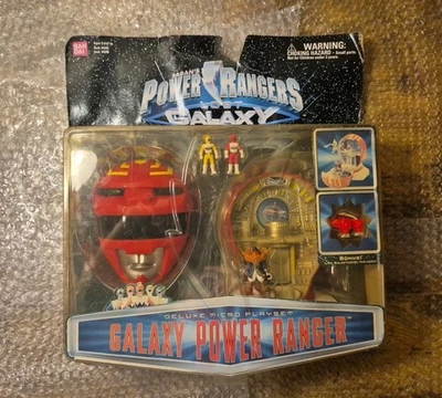 Power Rangers Lost Galaxy Deluxe Micro Playset Red Ranger Brand New 1998 Bandai - Image 1 of 4