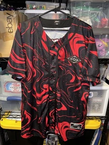 Slander EDM DJ - Marble Red/Black Astronaut - Baseball Trikot Gr. XXL Unisex - Bild 1 von 11