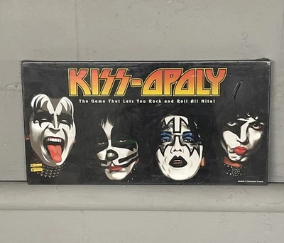 2003 KISS Kiss-opoly Band Themed Monopoly Board Game Late for the Sky, Sealed - Image 1 of 2
