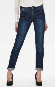 Vaqueros mujer G-Star 3301 High Straight, azul oscuro, W30 L30 - Imagen 1 de 4