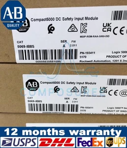 Allen Bradley 5069-IB8S Ser A Compact5000 DC Safety Input Module New - Picture 1 of 4