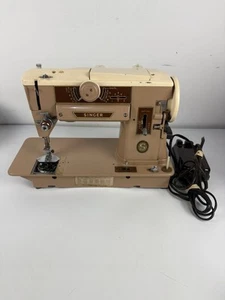 Singer 401a Sewing Machine Powers On And Moves, Read Description - Picture 1 of 11
