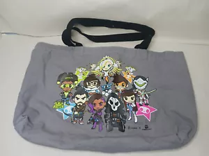 Tokidoki - Overwatch Canvas Tote Bag - Blizzard - 16" x 14" with 7" handles - Picture 1 of 5