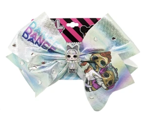 New LOL SURPRISE LARGE 8” HAIR BOW - DANCE Silver Bling NIP - Picture 1 of 1