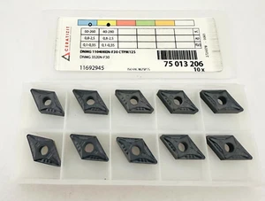 CERATIZIT INSERTI TORNITURA DNMG 110408EN-F30 CTPM125 DNMG 332EN-F30 NUOVI 10 pz. - Foto 1 di 6