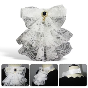 Vintage Spitze Halskragen Rüschen Kragen Lagenlook Halskragen Kostüme Accessoire - Bild 1 von 15