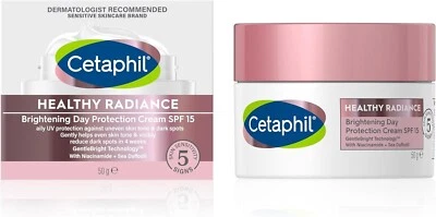 Cetaphil Day Cream SPF 15, 50g, Healthy Radiance Brightening Face Moisturiser