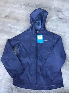Columbia Youth Size S Small Switchback II Rain Jacket Zip Blue Waterproof NEW - Picture 1 of 9