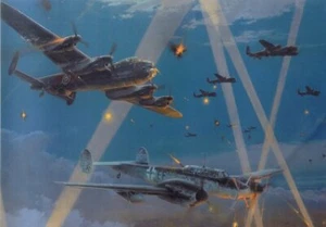 Edición de Robert Taylor Duelo en la Cruz de Caballero Oscura Luftwaffe Me110 Lancaster - Imagen 1 de 1