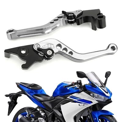 Brake Clutch Levers Fits YAMAHA YZF R3 R25 MT 25 2015-2017 Silver US A1 Foto 1 de 4