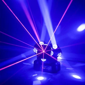 8/12/16 LED Cabezal Móvil RGBW DMX Luces de Escenario DJ KTV Club Bar Fiesta Disco Show - Imagen 1 de 34