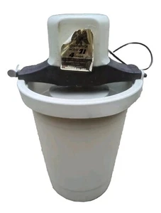 Vintage Electric Ice Cream Maker Model 71 4 Qt Household Use Only - Picture 1 of 2