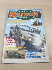 Classic Military Vehicle Magazine Issue 9 February 2002 HMMWV Hummer WW2 Tanks - Picture 1 of 6