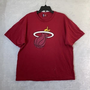 Majestic Mens T Shirt NBA Miami Heat Red Wade #3 XL Short Sleeve Crew Neck - Picture 1 of 10