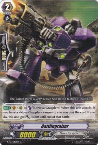 4 x Gattlingraizer - BT13/063EN - C Near Mint / Mint, English - Image 1 of 1