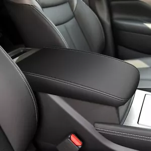 Center Console Lid Armrest Cover Cushion For 2015-2021 Nissan Murano PU Leather - Foto 1 di 7