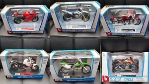 *NEW* Maisto & Bburago & Welly 1:18 Scale Model Motorcycles *Combined postage* - Picture 1 of 50