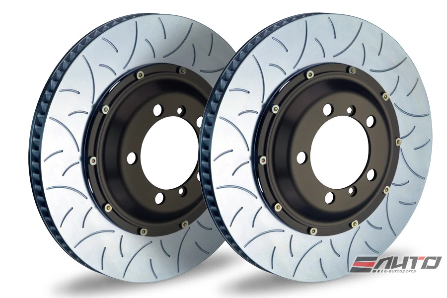 Brembo Rear Rotor Disc Upgrade 350x28 Type3 Slot 911 997 Carrera S C2S w/ Pad - Image 1 of 1