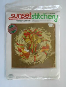 Sunset Stitchery Kit #2020 NATURE’S WREATH - Picture 1 of 3