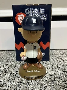 Detroit Tigers 2010 Charlie Brown Peanuts SGA bobblehead Bobble 05/02/2010 NIB - Picture 1 of 4