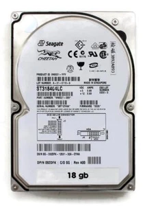 18GB SCSI HDD, SEAGATE CHEETAH ST318404LC, 9N9001-099, FW 0005, DP/N 092DFK REV - Afbeelding 1 van 3