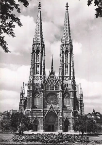 Vienna Votivkirche cartolina fotografica reale - Foto 1 di 2