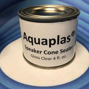 Aquaplas® Clear Speaker Cone Sealer 4 fl. oz. topcoat for JBL & others - Picture 1 of 1