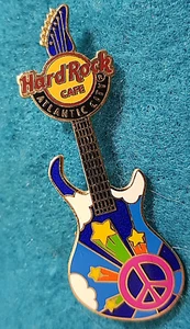 ATLANTIC CITY PEACE GUITAR GLOBAL SERIES 2007 SHOOTING STARS Hard Rock Cafe PIN - Picture 1 of 1