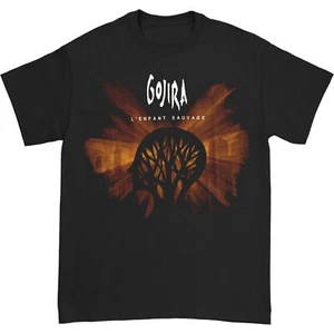 GOJIRA cd cvr L'ENFANT SAUVAGE Official SHIRT MD New OOP sirius link flesh terra - Picture 1 of 2