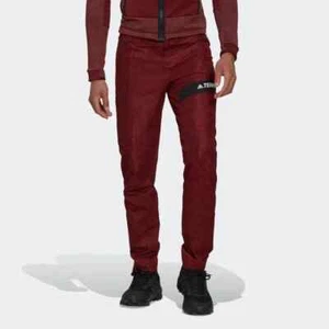 ADIDAS TERREX TECHROCK RAIN.RDY PANTS Shadow Red 36" - Picture 1 of 8