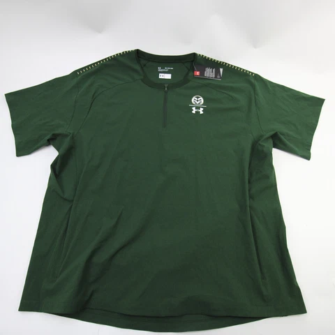 Colorado State Rams Under Armour Polo Men's Green New Cover