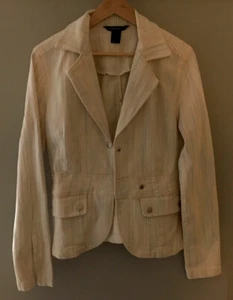 ROCAWEAR Pinstripe Cotton Stretch Denim Jacket Sz XL - Picture 1 of 6