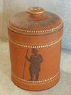 Very Rare Antique W H Goss Terracotta Tobacco Jar, 1867