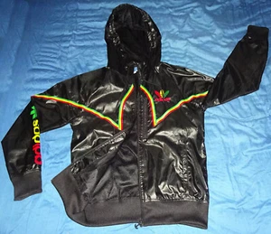 Original ADIDAS Windbreaker Kapuzen-Zipper RASTA *S* TOP ZUSTAND fast wie NEU! - Bild 1 von 5