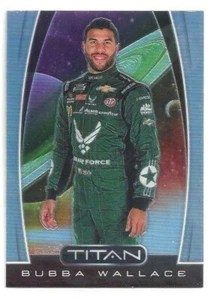2020 CRONACHE PANINI CORSE BUBBA WALLACE TITAN #16 SILVER HOLO - Foto 1 di 1