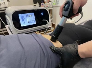 Macchina per terapia onde d'urto pneumatica radiale antidolorifico trattamento ED onda d'urto - Foto 1 di 18