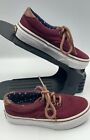 Vans Kids Authentic Lo Pro Skate TB4R Trainer Burgundy UK Size Youth 10.0