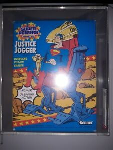 1986 Kenner Super Powers Vehicle Justice Jogger AFA Graded 80NM
