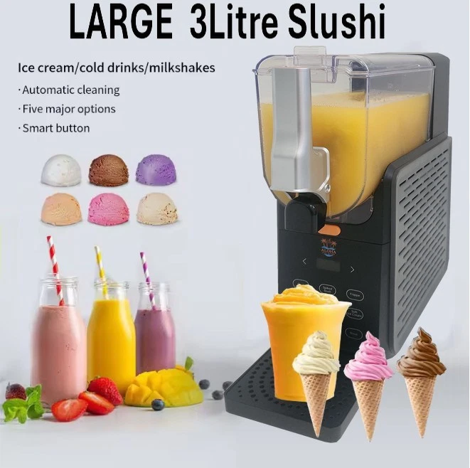 Large 3 Litre Slushie Frozen Drink Maker 5 Modes Home Slush Machine, 300w - image 1 of 4