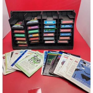 Intellivision Video Game Cartridges Lot Of 24 Games With Overlays & Manuals - Picture 1 of 11