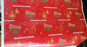 Breckenridge Brewery Christmas Ale Wrapping Paper - Picture 1 of 5