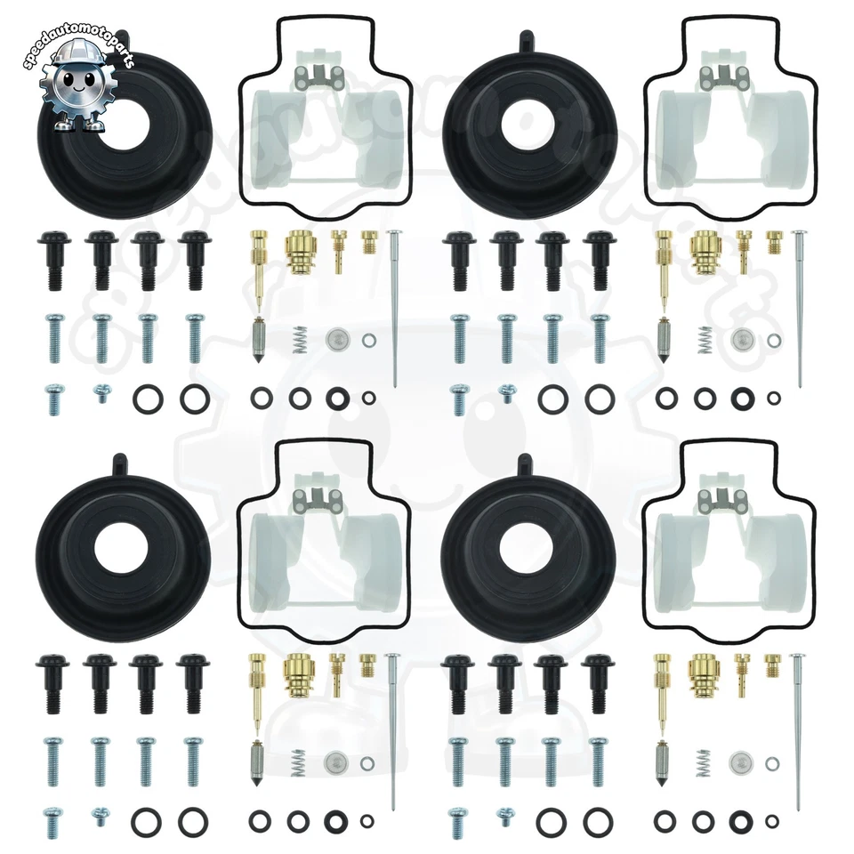 4X Carburetor Repair Rebuild Kit for Kawasaki ZX1100C ZX11 ZX1200C ZZR1200-US - Imagem 1 de 4