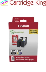 Paquete económico fotográfico estándar Canon PG-585/CL-586 para Pixma TS7650i - Imagen 1 de 4