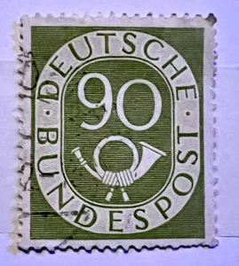 Briefmarke Deutsche Post 90 Pfennig, gestempelt - Bild 1 von 5
